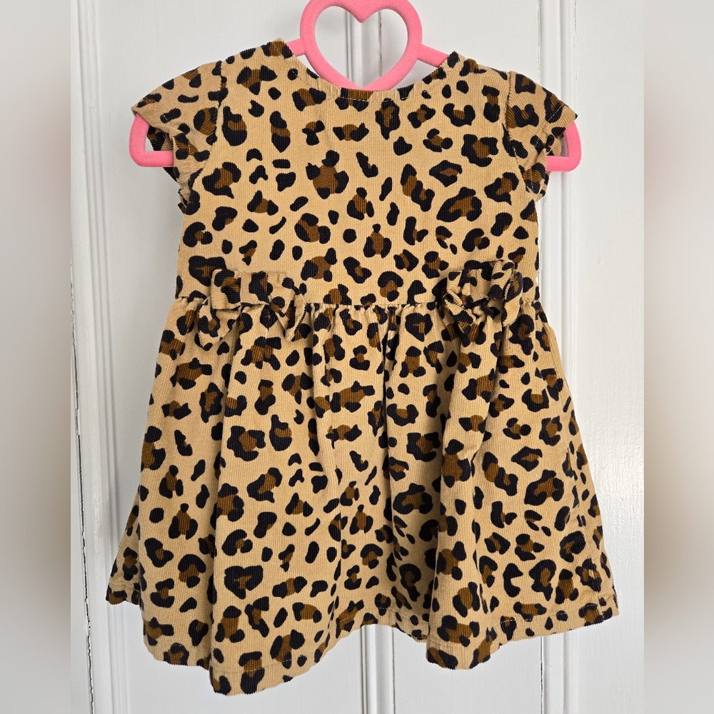 Adorable Soft Corduroy Leopard Print Baby Dress (6 months) by CARTER'S 🤎🖤